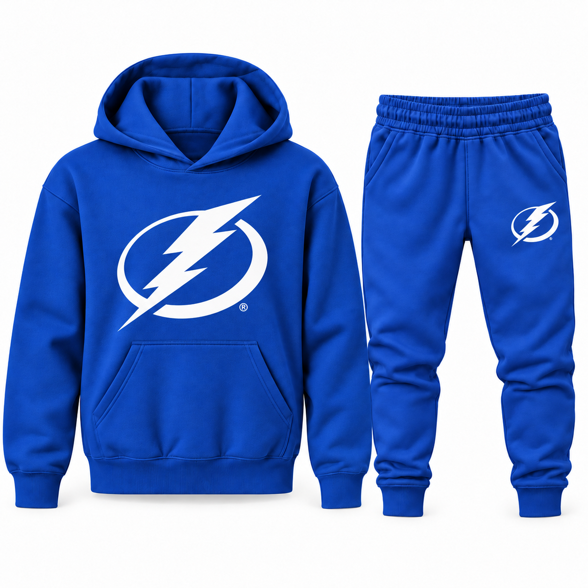 Youth Tampa Bay Lightning Hoodie Jogger Set in Blue